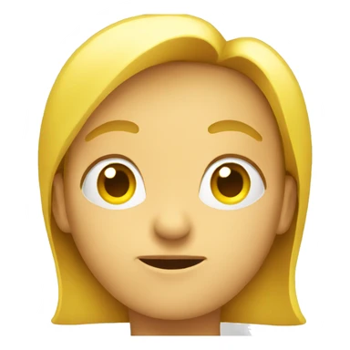 a basic yellow emoji giving a side eye sticker