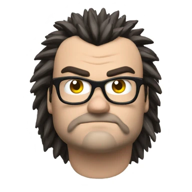 Jack Black combined with sonc the hedgehog sticker