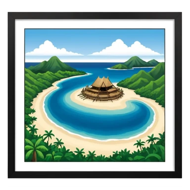 The province in Papua New Guinea called Manus sticker