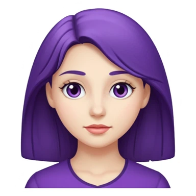 Just violette sticker