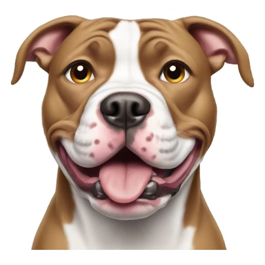 Shocked bluenosed pitbull sticker