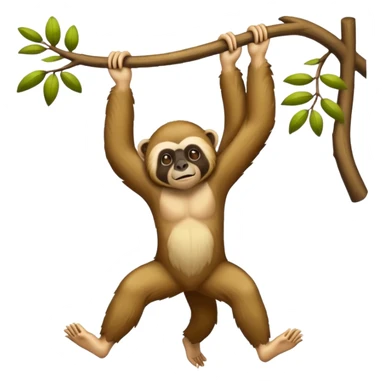 Gibbon sticker