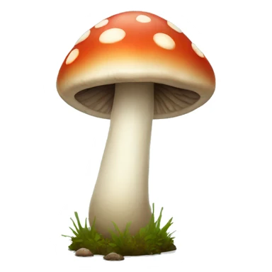 creepy mushroom sticker