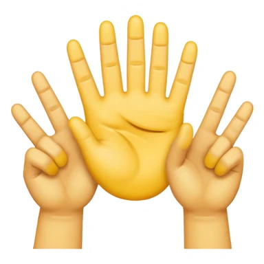 😊this emoji with two middle fingers on each side sticker