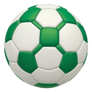 Cinematic Realistic image of a soccer ball with crisply detailed panel textures and precise stitching, set against a vibrant green pitch with dynamic natural lighting that highlights its athletic spirit sticker