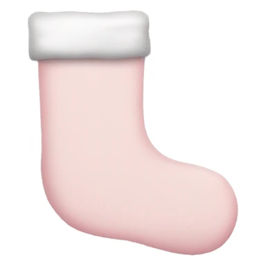 Three light pink Christmas stockings  sticker