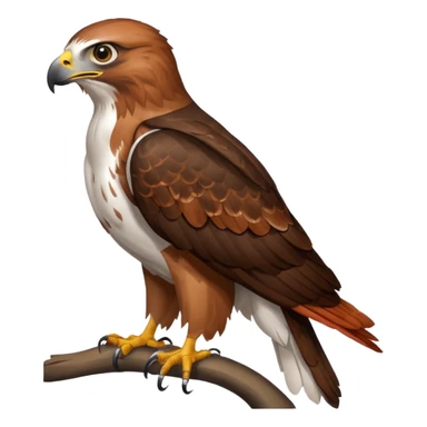 Red tailed Hawk sticker