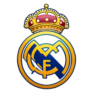 real madrid logo sticker