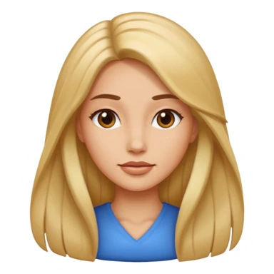 Va bene la terza foto solamente i capelli devono essere più lisci sticker