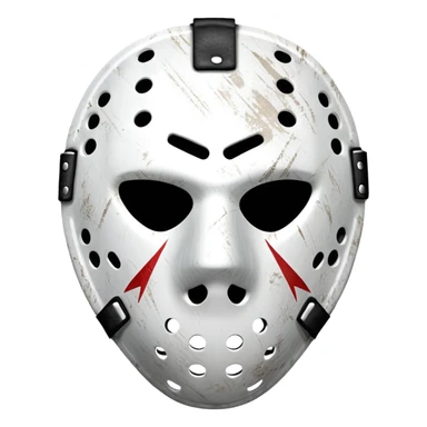 Hockey mask sticker
