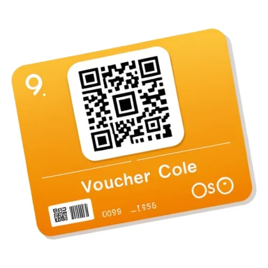 ACCEPTED PARTICIPATION METHODS — Voucher with QR code sticker