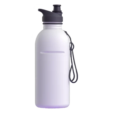 white outdoor camping water bottle canteen sticker