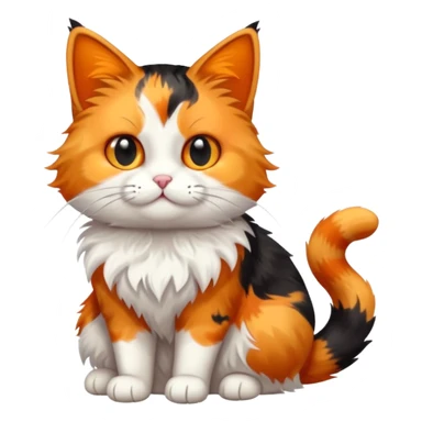 cute pick cat, full body sticker