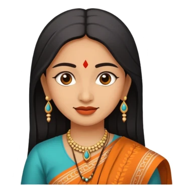 Indian woman 25 years old girl sticker