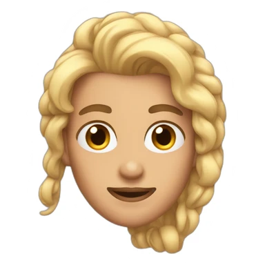 wiggling brows sticker