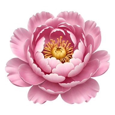 Light pink Peony sticker