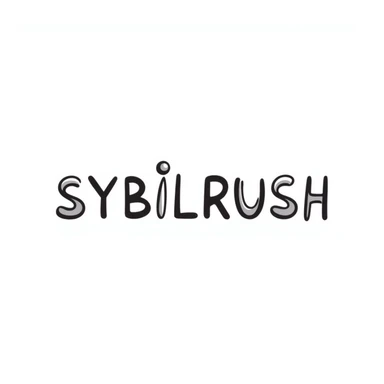 The text "SYBILRUSH" written clearly sticker