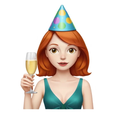 pirate redhead woman drunk sticker