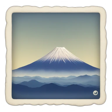 Mount fuji sticker