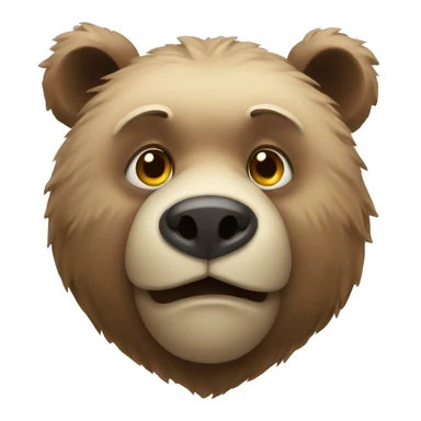 russian bear  sticker