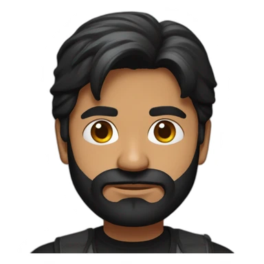 Pawan Kalyan with black shirt  sticker