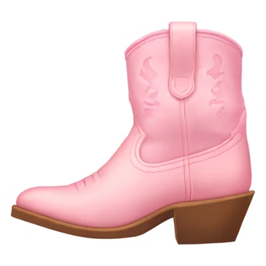 light pink cowgirl boots sticker