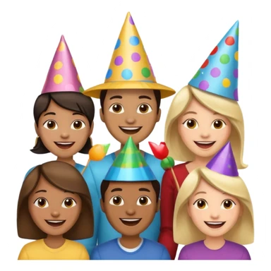 Red group peoples party sticker