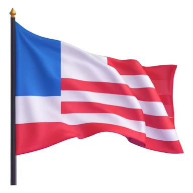 Flag of the Netherlands with red white and blue horizontal stripes sticker