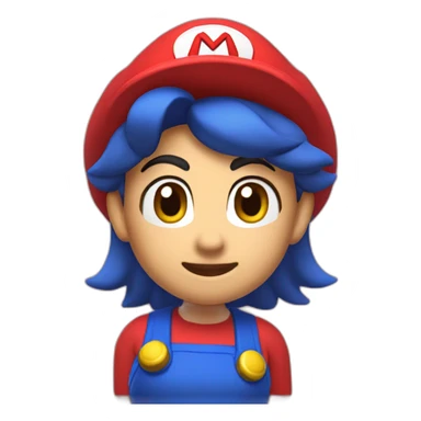 Mario-woman-version sticker
