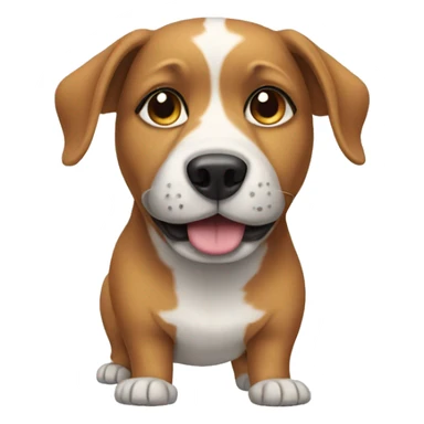 Dog with shoes on sticker