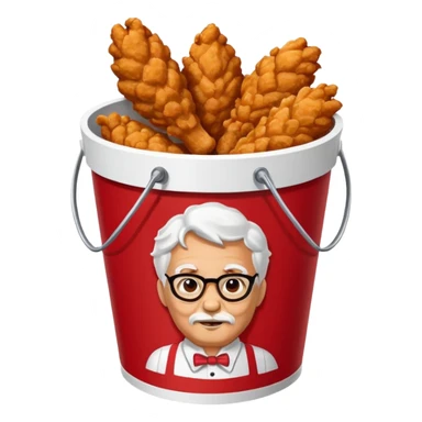 KFC bucket sticker