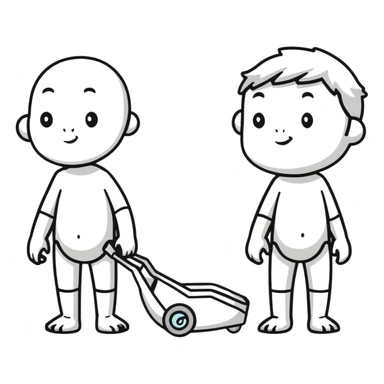 early age humans sticker