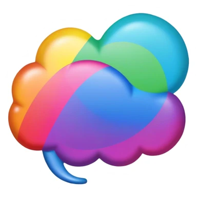 Gay thought bubble  sticker