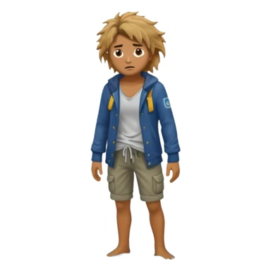 shipwreck survivor, full body sticker