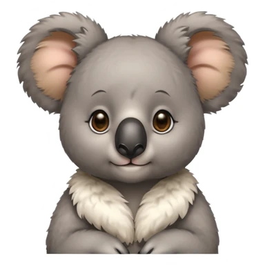 Koala with earrings sticker