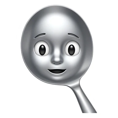 Spoon face  sticker