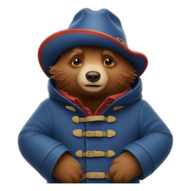 paddington the bear sticker