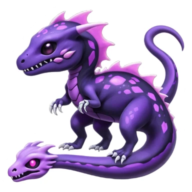 Nebulae Salandit-Duskull-Noibat-Fakémon-hybrid-creature (full body)  sticker