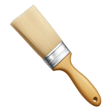 elegant paint brush sticker