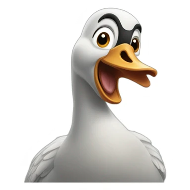 rollercoaster goose sticker