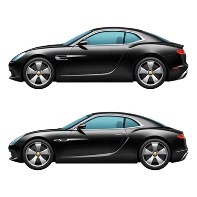 luxury car side view sticker