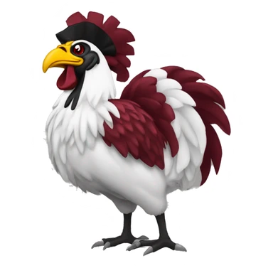 south carolina gamecocks mascot sticker