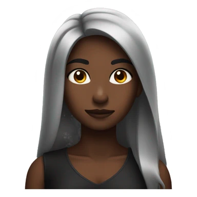 dark beauty with confidence sticker