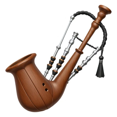 scotish bagpipe sticker