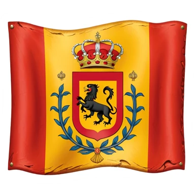 Bandera de España franquista sticker