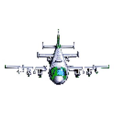 AC-130 gunship aircraft flying sticker