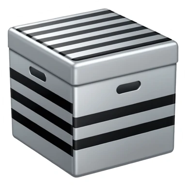 line pattened box sticker