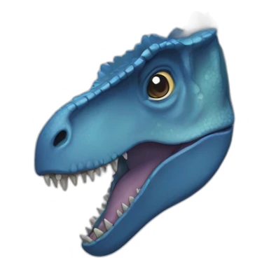 tyrannosaurus-blue-arc-en-ciel sticker