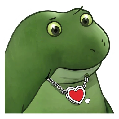 seal with heart sticker