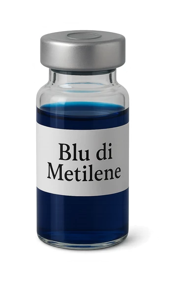Blu di Metilene fiala in italiano sticker